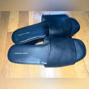 EUC American Eagle Outfitters‎ black platform sz 8.5 shoes sandals